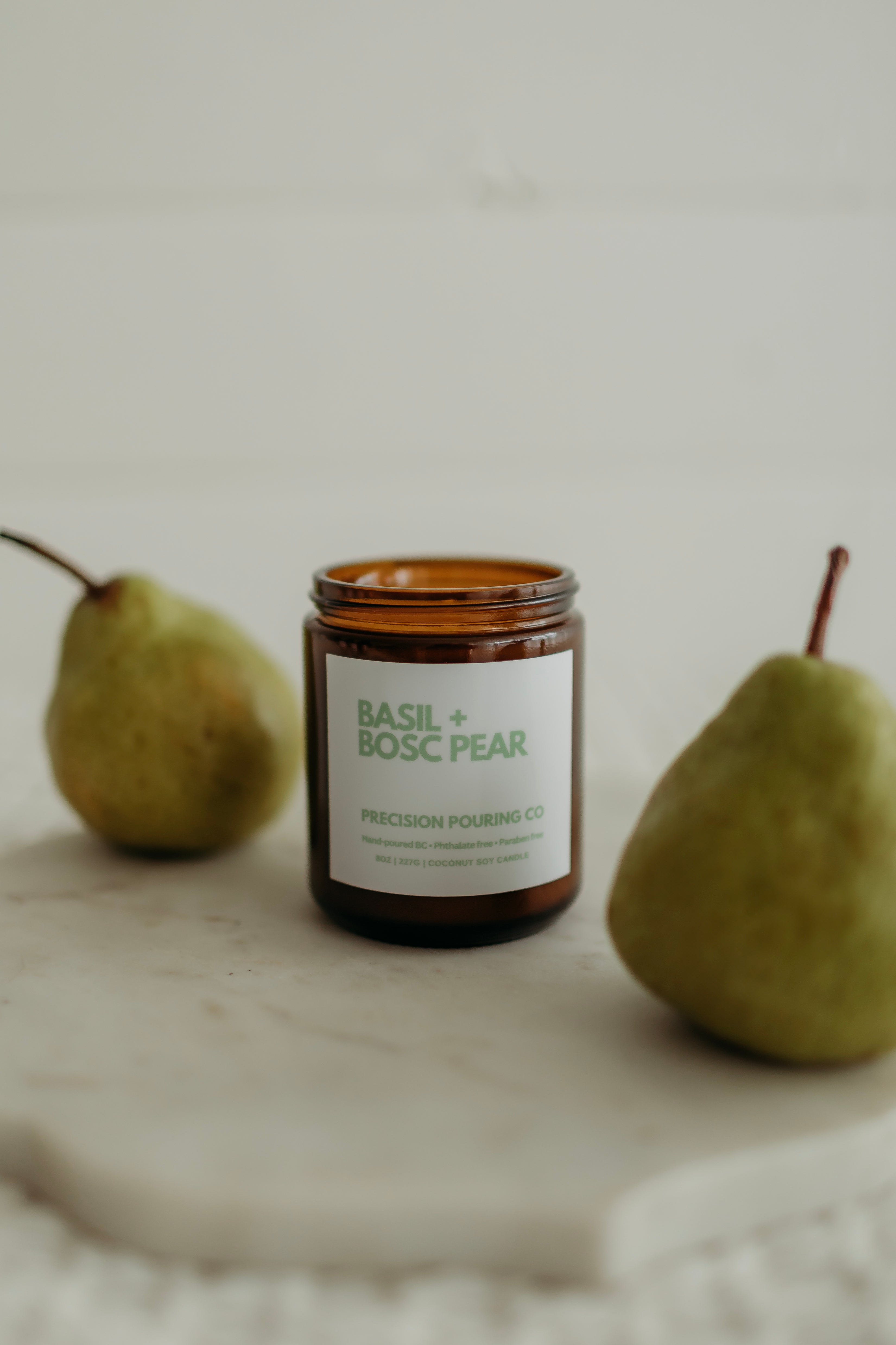 Basil + Bosc Pear 8oz