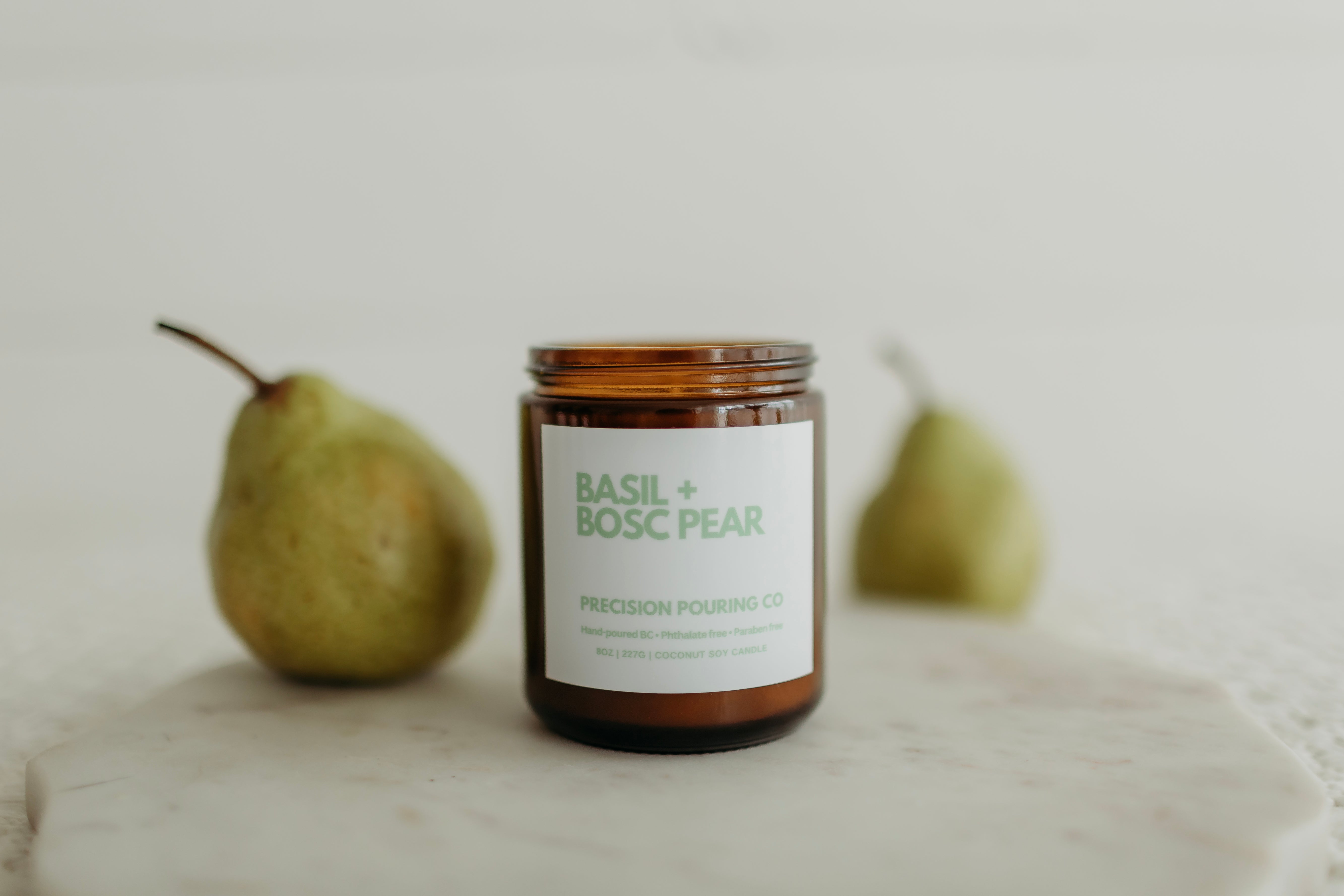 Basil + Bosc Pear 8oz